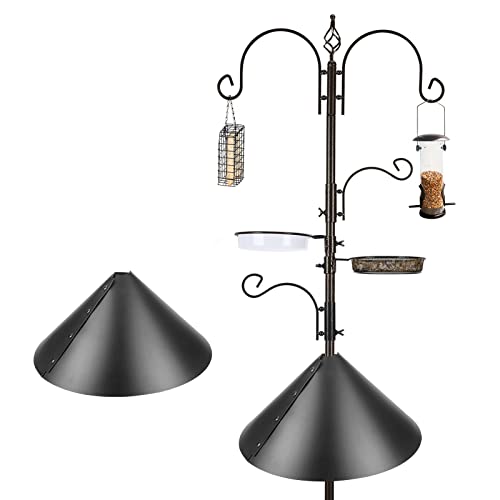 Deluxe Bird Feeding Station Kit Bird Feeding Pole Wild Bird Feeder Hanging Kit Planter Hanger Multi Feeder Hanging with Talg Cage Bird Feeder and Squirrel Guard Baffle for Attracting Wild Birds Deluxe Bird Feeding Station Kit Bird Feeding Pole Wild Bird Feeder Hanging Kit Planter Hanger Multi Feeder Hanging with Talg Cage Bird Feeder and Squirrel Guard Baffle for Attracting Wild Birds von MIXXIDEA