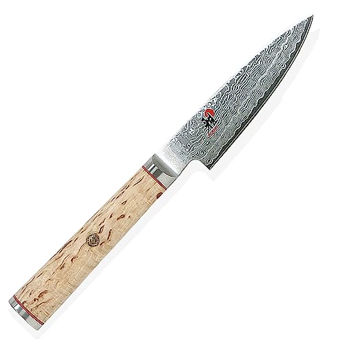 Miyabi 234372-091-0 Shotoh Zubereitungsmesser, Stahl, 9 cm, silber / birke, 31,5 x 8,5 x 3,5 cm von Miyabi