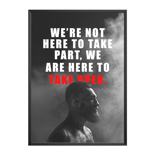MJ-GRAPHICS® Motivationsbilder MMA MCGregor Sport Club, A3 Bild Jugendzimmer Motivation Poster Boxen MMA Motivationsbilder Kämpfen Mood Poster Sport, Ziele Traum Bild Affirmationen Bild - ohne Rahmen von MJ-GRAPHICS