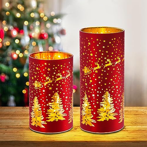 MJ PREMIER Weihnachten Deko Lampe, Weihnachts Muster mit Lichtkette und Timer Funktion, Atmosphäre Lichter für Weihnachts Party Karneval Dekoration Weihnachts innen MJ PREMIER Weihnachten Deko Lampe, Weihnachts Muster mit Lichtkette und Timer Funktion, Atmosphäre Lichter für Weihnachts Party Karneval Dekoration Weihnachts innen von MJ PREMIER