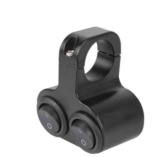 12V -Scheinwerferschalter 7/8 Zoll 22 mm Dual -Taste -Steuerung für Motorradlenkanleiterkompatibel von MJAYBZFQ
