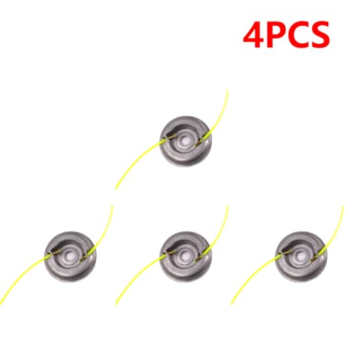 2-5pcs universeller Aluminiumkopf mit 2 Linien Schneidleitungskopf, die mit Rasenmäher kompatibel sind(4PCS) von MJAYBZFQ