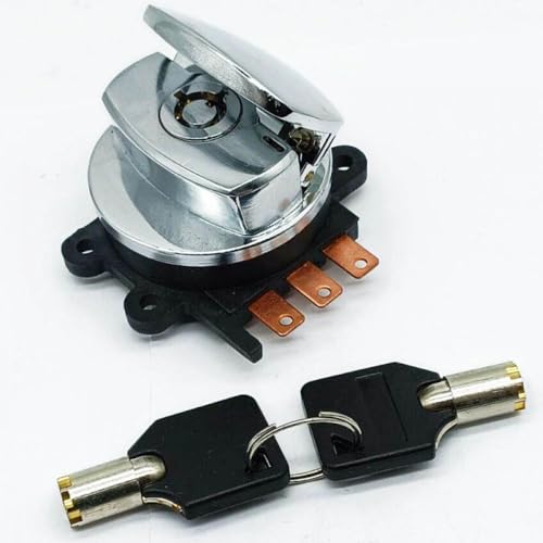 Key für Zündschalter Lock-Key, die mit der Polizei von FLHP Road King 2007-2013 kompatibel ist von MJAYBZFQ