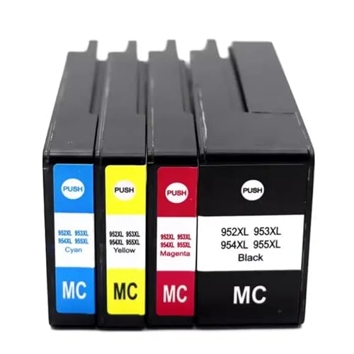 MJAYBZFQ 953XL 953 XL Tintenpatronen kompatibel mit Druckern wie OfficeJet Pro 7720 7730 7740 8710 8715 8718 8720 8210 8725 8728 8730 8740 8740(1 Set 953XL) von MJAYBZFQ