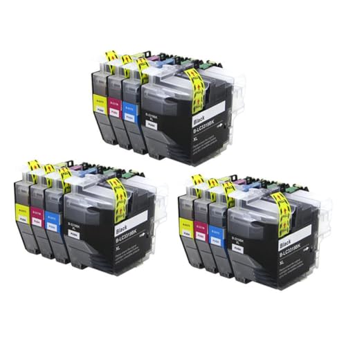MJAYBZFQ Kompatible Tintenpatronen -LC3317XL LC3319XL 3317XL 3319XL Kompatibel mit MFC J5330DW J5730DW J6530DW J6730DW J6930DW Druckerersatz Austausch(3SET(12PC)) von MJAYBZFQ