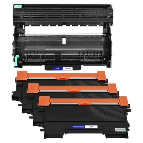 MJAYBZFQ Kompatible Tonerpatrone TN450 und Drum Unit DR420 Kompatibel mit HL-2280DW HL-2230 Laserdrucker Ersatz TN450 DR420 Schwarz(3PK TN450-1PK DR420) von MJAYBZFQ