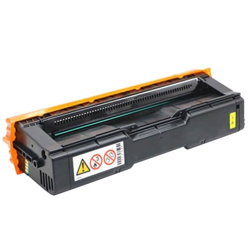 MJAYBZFQ Kompatibler Tonerpatronenersatz Kompatibel mit SP C250DN SP C250SF 407539 Schwarz 407540 Cyan 407541 Magenta 407542 Gelb(SPC250 Y) von MJAYBZFQ