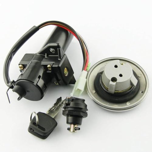 Motorrad -Zündschalter -Kit -Baugruppe Brenngaskappe Tankabdeckung mit 2 kompatibel mit Motorradmodellen YBR125 2005 2006 2007 2008 2009 Aftermarket -Austausch Motorrad -Zündschalter -Kit -Baugruppe Brenngaskappe Tankabdeckung mit 2 kompatibel mit Motorradmodellen YBR125 2005 2006 2007 2008 2009 Aftermarket -Austausch von MJAYBZFQ