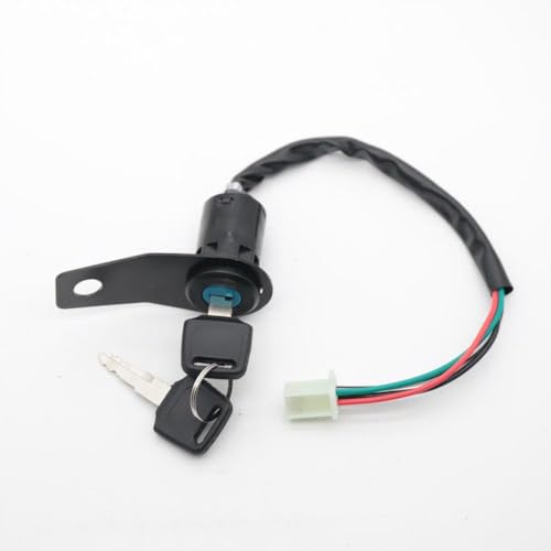 Universal Ignition Switch Lock -Schlüssel mit Klammerkompatibel mit den meisten 50 ccm 70cc 90cc 110cc 150cc 250cc Kazuma Motorcycles von MJAYBZFQ
