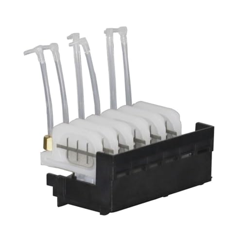 Weißer Tintendämpfer kompatibel mit ET-8550 Leerer Tintenpatrone und Druckkopfabdeckung Kompatibel mit L18050 L8180 L8050 DTF-Drucker Dumper funktioniert auch mit ähnlichen Modellen(Manifold damper) von MJAYBZFQ