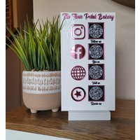 Qr Schild-Social Sign-Acrylschild-Social Sign von MJDesignShopUS