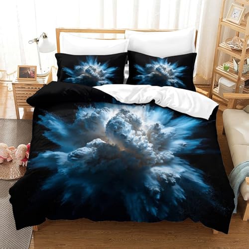 Explodieren Bettbezug Bettwäsche Set Kinderbettwäsche-Set Reißverschluss Mit Kissenbezügen Betten Set Für Jungen Und Mädchen, Kinder Single（140x200cm） von MJFCoin