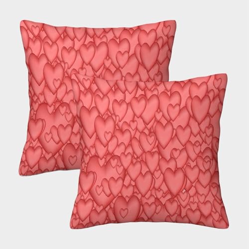 Liebe Kuschelige Kissenbezug 2er Set Für Kinder - rosa Dekorative Bezüge Für Sofa - Mit Reißverschluss, Geeignet Für Jungen Und Mädchen 50x50cm Liebe Kuschelige Kissenbezug 2er Set Für Kinder - rosa Dekorative Bezüge Für Sofa - Mit Reißverschluss, Geeignet Für Jungen Und Mädchen 50x50cm von MJFCoin