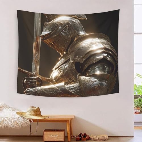 MJFCoin 3D Druck Knight Wandteppiche Poster Ornament Wandbehang Wandteppich Raumteiler Vorhang Für Schlafzimmer Wohnzimmer Tapisserie 100cmx150cm MJFCoin 3D Druck Knight Wandteppiche Poster Ornament Wandbehang Wandteppich Raumteiler Vorhang Für Schlafzimmer Wohnzimmer Tapisserie 100cmx150cm von MJFCoin