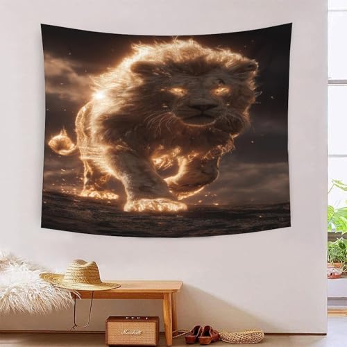 MJFCoin 3D Druck Lion Wandteppiche Poster Ornament Wandbehang Wandteppich Raumteiler Vorhang Für Schlafzimmer Wohnzimmer Tapisserie 100cmx150cm MJFCoin 3D Druck Lion Wandteppiche Poster Ornament Wandbehang Wandteppich Raumteiler Vorhang Für Schlafzimmer Wohnzimmer Tapisserie 100cmx150cm von MJFCoin