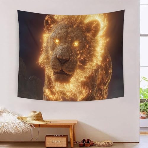 MJFCoin 3D Druck Lion Wandteppiche Poster Ornament Wandbehang Wandteppich Raumteiler Vorhang Für Wohnzimmer Dekor,Schlafzimmer Tapisserie 150cmx200cm MJFCoin 3D Druck Lion Wandteppiche Poster Ornament Wandbehang Wandteppich Raumteiler Vorhang Für Wohnzimmer Dekor,Schlafzimmer Tapisserie 150cmx200cm von MJFCoin