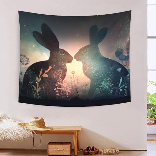 MJFCoin 3D Druck Rabbit Wandteppiche Poster Ornament Wandbehang Wandteppich Raumteiler Vorhang Für Wohnzimmer Schlafzimmer Tapisseries 130cmx150cm MJFCoin 3D Druck Rabbit Wandteppiche Poster Ornament Wandbehang Wandteppich Raumteiler Vorhang Für Wohnzimmer Schlafzimmer Tapisseries 130cmx150cm von MJFCoin