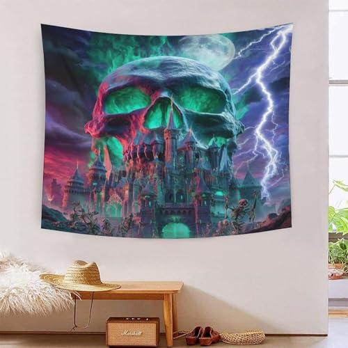 MJFCoin 3D Druck Skull Wandteppiche Poster Ornament Wandbehang Wandteppich Raumteiler Vorhang Für Schlafzimmer Wohnzimmer Tapisseries 70cmx100cm MJFCoin 3D Druck Skull Wandteppiche Poster Ornament Wandbehang Wandteppich Raumteiler Vorhang Für Schlafzimmer Wohnzimmer Tapisseries 70cmx100cm von MJFCoin