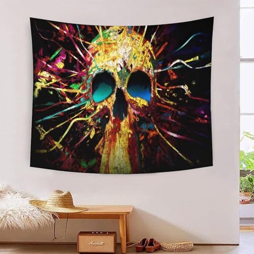 MJFCoin 3D Druck Skull Wandteppiche Poster Ornament Wandbehang Wandteppich Raumteiler Vorhang Für Wohnzimmer Schlafzimmer Tapisserie 180cmx230cm MJFCoin 3D Druck Skull Wandteppiche Poster Ornament Wandbehang Wandteppich Raumteiler Vorhang Für Wohnzimmer Schlafzimmer Tapisserie 180cmx230cm von MJFCoin