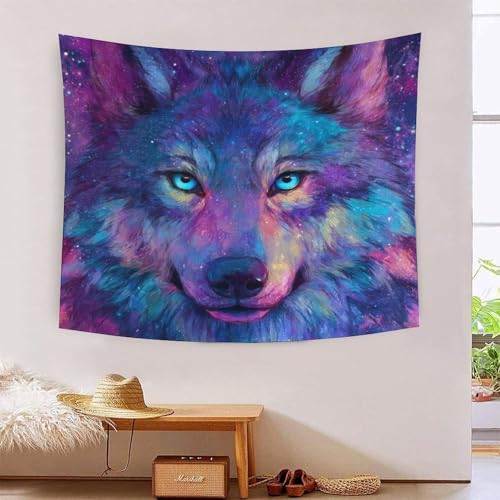 MJFCoin 3D Druck Wolf Wandteppiche Poster Ornament Wandbehang Wandteppich Raumteiler Vorhang Für Schlafzimmer Wohnzimmer Tapisserie 100cmx150cm MJFCoin 3D Druck Wolf Wandteppiche Poster Ornament Wandbehang Wandteppich Raumteiler Vorhang Für Schlafzimmer Wohnzimmer Tapisserie 100cmx150cm von MJFCoin