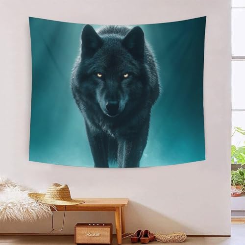 MJFCoin 3D Druck Wolf Wandteppiche Poster Ornament Wandbehang Wandteppich Raumteiler Vorhang Für Wohnzimmer Schlafzimmer Wohnheim Dekor Tapisserie 130cmx150cm MJFCoin 3D Druck Wolf Wandteppiche Poster Ornament Wandbehang Wandteppich Raumteiler Vorhang Für Wohnzimmer Schlafzimmer Wohnheim Dekor Tapisserie 130cmx150cm von MJFCoin