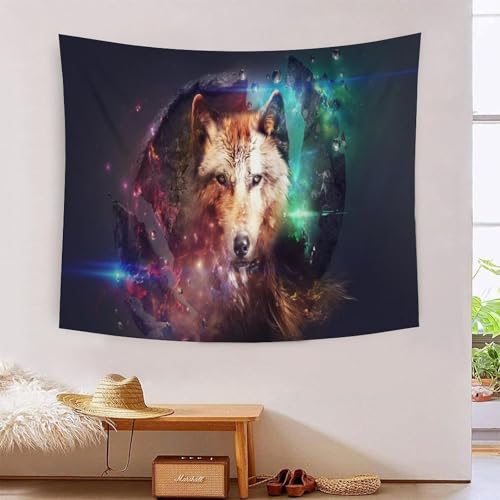 MJFCoin 3D Druck Wolf Wandteppiche Poster Ornament Wandbehang Wandteppich Raumteiler Vorhang Für Wohnzimmer Schlafzimmer Wohnheim Dekor Tapisseries 150cmx200cm MJFCoin 3D Druck Wolf Wandteppiche Poster Ornament Wandbehang Wandteppich Raumteiler Vorhang Für Wohnzimmer Schlafzimmer Wohnheim Dekor Tapisseries 150cmx200cm von MJFCoin