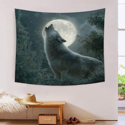 MJFCoin 3D Druck Wolf Wandteppiche Poster Ornament Wandbehang Wandteppich Wanddeko Wandbehang Für Wohnzimmer Schlafzimmer Tapisserie 100cmx150cm MJFCoin 3D Druck Wolf Wandteppiche Poster Ornament Wandbehang Wandteppich Wanddeko Wandbehang Für Wohnzimmer Schlafzimmer Tapisserie 100cmx150cm von MJFCoin