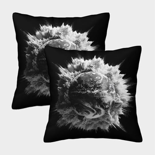 MJFCoin Erde Kuschelige Kissenbezug 2er Set Für Kinder - Planet Für Sofa Mit Niedlichen Designs, Perfekt Für Kinderzimmer Waschmaschinenfest 40x40cm MJFCoin Erde Kuschelige Kissenbezug 2er Set Für Kinder - Planet Für Sofa Mit Niedlichen Designs, Perfekt Für Kinderzimmer Waschmaschinenfest 40x40cm von MJFCoin