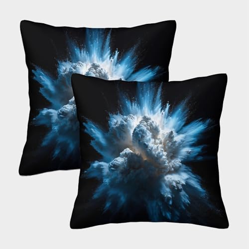 MJFCoin Explodieren Kissenbezüge Für Sofa Und Bett, lieblich Kissenbezug Im 2er-Set Geeignet Für Kids Room Fun Und Travel Essential, Maschinenwaschbar 50x50cm von MJFCoin