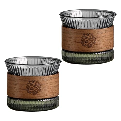 2er Espressotassen 170 ml, Cappuccino Tassen Walnuss Holz, Espresso Tassen Set für Espresso Tassen, Tee, Mokka Tassenset für Latte Macchiato Cappuccino 2er Espressotassen 170 ml, Cappuccino Tassen Walnuss Holz, Espresso Tassen Set für Espresso Tassen, Tee, Mokka Tassenset für Latte Macchiato Cappuccino von MJFENDAI