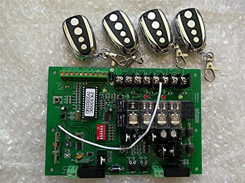 2. 4VDC Flügeltoröffner Steuereinheit Motherboard PCB Motorsteuerung Schaltungsplatine-Karte For Solar 2 4VDC Flügeltor Motoröffners – Mehr Sicherheit(4 remote control kit) von MJFVN