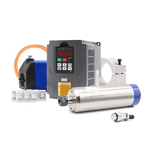 2.2kw ER20 D80 Wassergekühlter Spindelkugeltyp Holz/Stein Arbeitswasserkühlungsspindelmotor(HY VFD Normal,Steel bearings) von MJFVN