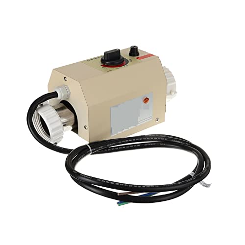 3. 3KW Elektropoolheizung Winterschwimmbad SPA Badewarmwasserbereiter Thermostatheizung for heißes Bad im Freien SPA von MJFVN