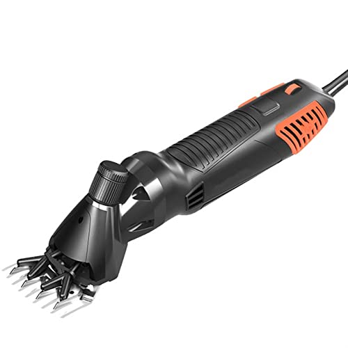6-Gang-Elektro-Schaf-Haustier-Haarschneidemaschine Scherset Scherwolle Schnittziege Haustier-Tier-Scherzubehör(13 Straight Teeth) von MJFVN