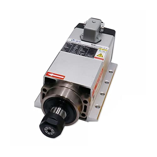 CNC-Werkzeugmaschinenspindel 2200 W 2, kW 24000 U/min 400 Hz ER20-Luftkühlungs-Spindelmotor 3-Phasen-Eingang + 13 Stück ER20-Spannzangen (1-13 mm)(Aviation plug,380) von MJFVN