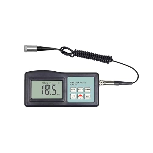 Der digitale Vibrationsmesser VM-6360 misst mechanische Unwucht und Abweichungsfrequenzen von bis zu 10 Hz kHz Der digitale Vibrationsmesser VM-6360 misst mechanische Unwucht und Abweichungsfrequenzen von bis zu 10 Hz kHz von MJFVN