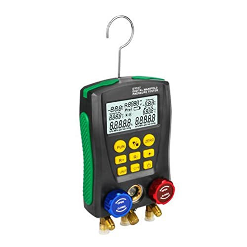 Digitales Vakuum-Druckmessgerät Manometer Kälteverteiler-Tester Messgerät Temperaturtester Digitales Verteiler-Messgerät(Type2) von MJFVN
