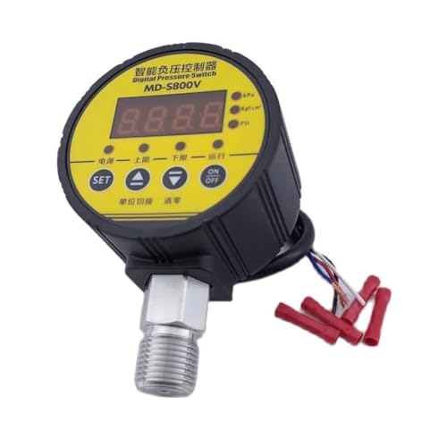 MD-S910 Intellinter Druckregler, elektronischer digitaler Manometer-Luftkompressorschalter, Wasserdruck-Vakuummeter(0-0.6MPA 6KG) von MJFVN