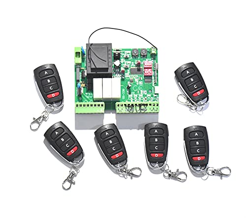 NC Gate Opener Garagentor AC Motor Control Board Unit PCB Controller Leiterplatte Elektronischer Ersatzkarten Soft Start – Mehr Sicherheit(Kit 8) von MJFVN