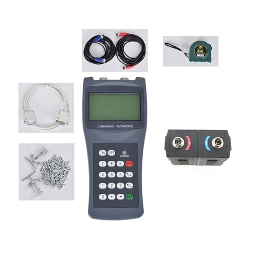 TDS-100H tragbarer tragbarer Ultraschall-Durchflussmesser mit Klemmsensor M2 DN50-700 mm 0~160 ℃ Wasserdurchflussmesser(Host And Ts-2-ht) von MJFVN