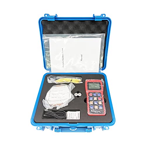 Upgrade Leeb Metall Härteprüfgerät for Edelstahl Legierung Kupferhärte Messmesser Härte HRC HL HB HV HS(D-type Probe All Set) von MJFVN