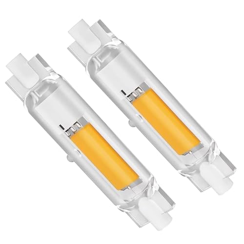 MJGFD R7S LED 78mm Dimmbar Lampen, 20W LED R7S 78mm Glühbirne Ersatz für 200W Halogen Leuchtmittel, Kaltesweiß 6000K 2000LM Kein Flackern, 360°Abstrahlwinkel Stab, 2er Pack MJGFD R7S LED 78mm Dimmbar Lampen, 20W LED R7S 78mm Glühbirne Ersatz für 200W Halogen Leuchtmittel, Kaltesweiß 6000K 2000LM Kein Flackern, 360°Abstrahlwinkel Stab, 2er Pack von MJGFD