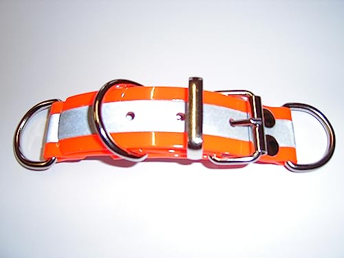 MJH BioThane Halsband Verschluss 3fach verstellbar 25mm breit in versch. Farben (grau) von MJH