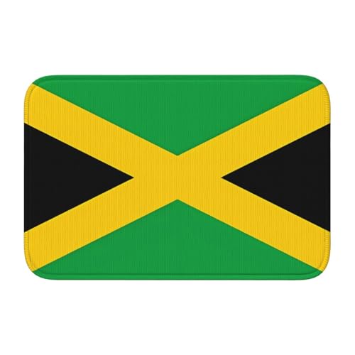 Bodenmatte mit Schlosskante, 40 x 60 MJHKXLJ Jamaika-Flagge, bedruckt für WC, Schminktisch, Ferienhaus, Hauptbadezimmer, Kinderzimmer und Gäste-Suite Bodenmatte mit Schlosskante, 40 x 60 MJHKXLJ Jamaika-Flagge, bedruckt für WC, Schminktisch, Ferienhaus, Hauptbadezimmer, Kinderzimmer und Gäste-Suite von MJHKXLJ