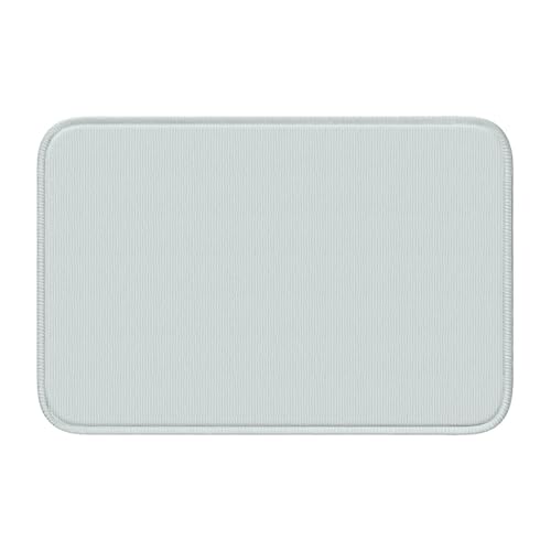 Bodenmatte mit Schlosskante, 40 x 60 MJHKXLJ wachsartig, weiß, bedruckt für WC, Schminktisch, Ferienhaus, Hauptbadezimmer, Kinderzimmer und Gäste-Suite von MJHKXLJ