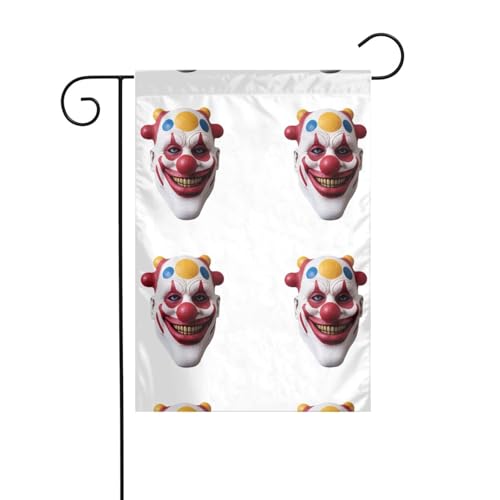 MJHKXLJ Leonardo_Vision_XL_Clown_Mask_1 bedruckte Gartenflagge Hofdekoration 30,5 x 45,7 cm für Garten, Terrasse, Balkon MJHKXLJ Leonardo_Vision_XL_Clown_Mask_1 bedruckte Gartenflagge Hofdekoration 30,5 x 45,7 cm für Garten, Terrasse, Balkon von MJHKXLJ