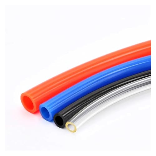 10/20/50/100 Meter pneumatisch blau 6 mm OD 4 mm ID PU Luftschlauch-Set 10 Meter 8 mm 10 mm 12 mm (4 x 2,5 rot, 100 m) von MJINA