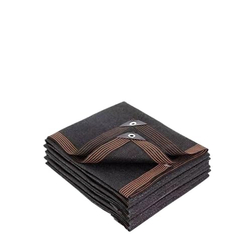 HDPE-Schattierungsnetz für Garten, UV-Schutz, Outdoor-Gewächshaus, Sonnenschutz, Schwimmbad-Sonnenschutz, Pflanzensegel, 90 % Schattierung (Schwarz, 3 x 6 m) von MJINA