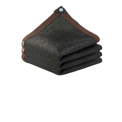 MJINA Sonnenblende für Garten, Sonnenschutz für den Außenbereich, UV-Schutz, Grün, Dekoration für den Innenbereich (Schwarz, 2 x 4 m) von MJINA