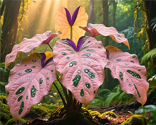 Elefantenohr,Elefantenohr Rhizome,Elefantenohr Winterhart,GroßRhizome,Winterhart MehrjäHrig-8 Rhizome-H von MJKIJBBO